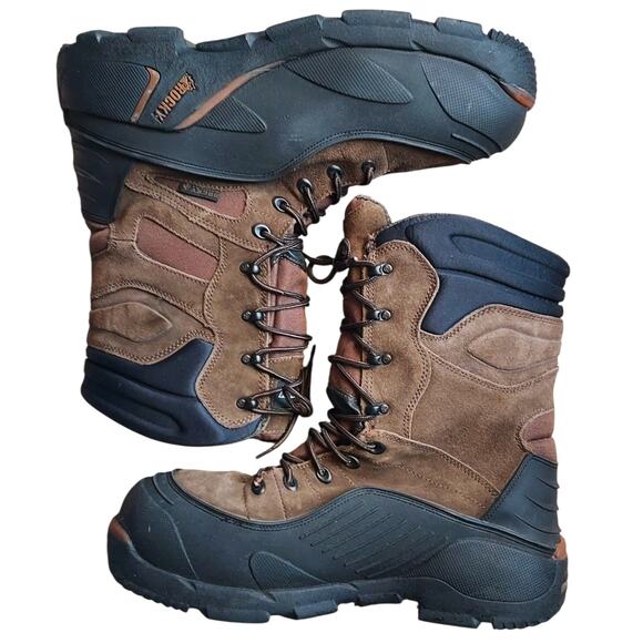 Rocky BlizzardStalker Waterproof Insulated Men's Winter Boot 9" Blk Brown Sz 14 - Picture 3 of 8
